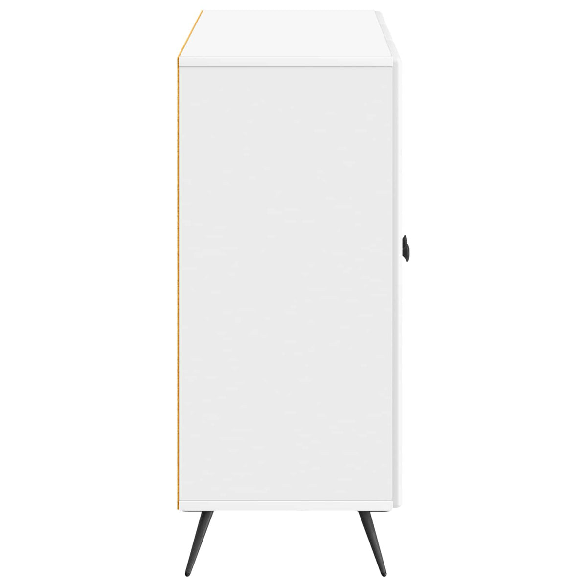 Sideboard Hochglanz Weiß 89 x 34,5 x 80 cm Holzwerkstoff