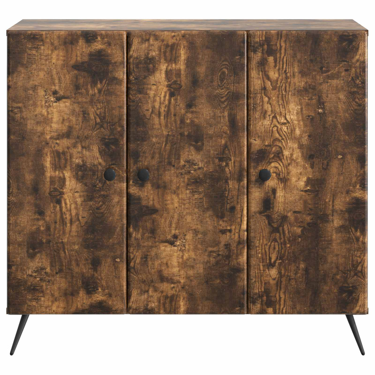 Sideboard Räuchereiche 89 x 34,5 x 80 cm Holzwerkstoff