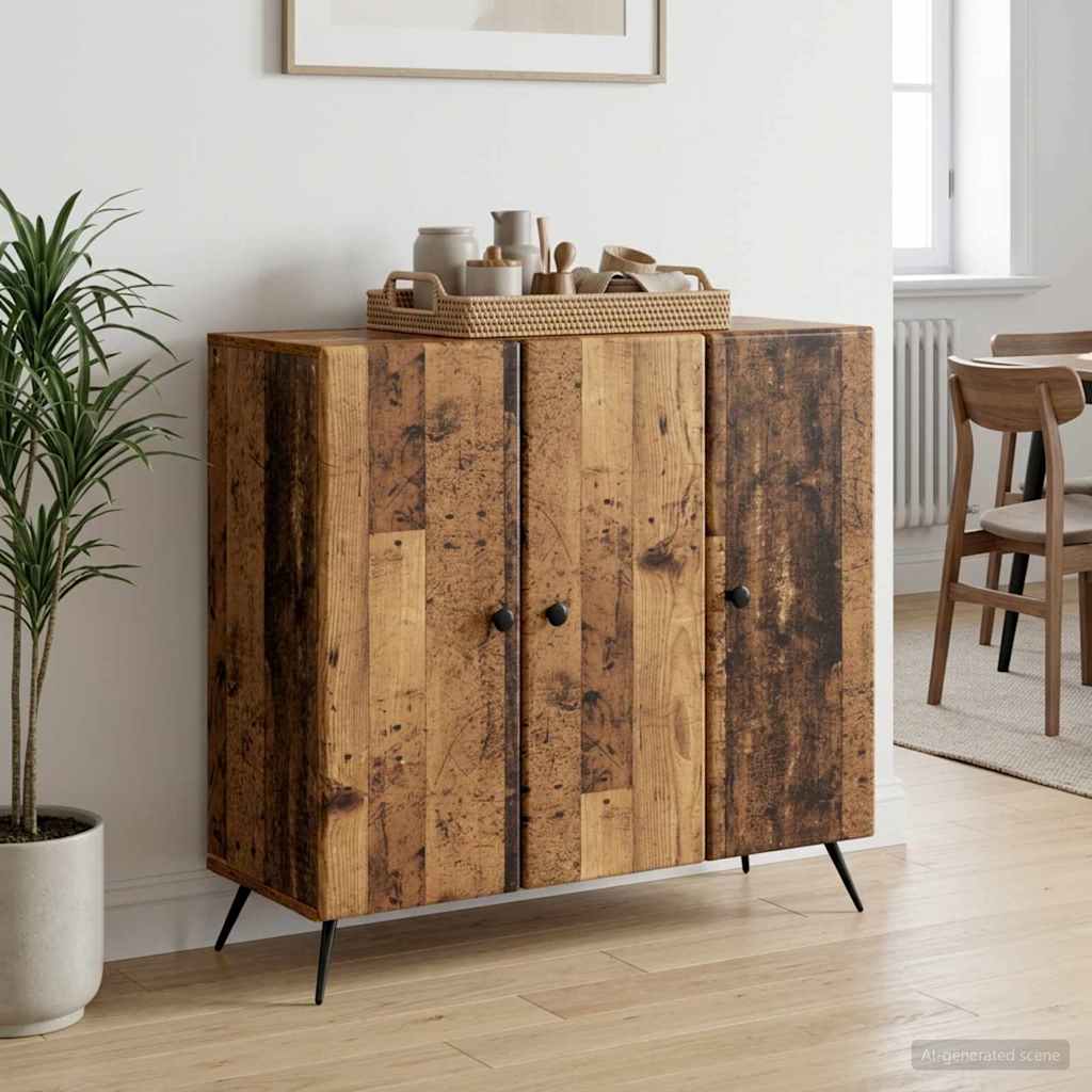 Sideboard Altholz 89 x 34,5 x 80 cm Holzwerkstoff