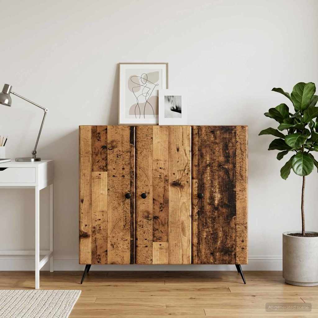 Sideboard Altholz 89 x 34,5 x 80 cm Holzwerkstoff