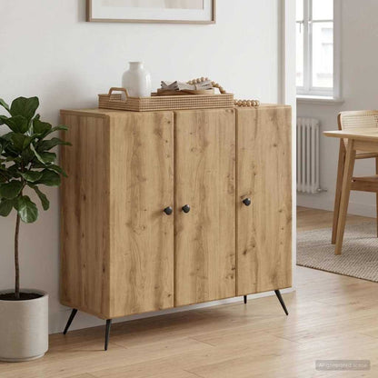 Sideboard Artisan-Eiche 89 x 34,5 x 80 cm Holzwerkstoff