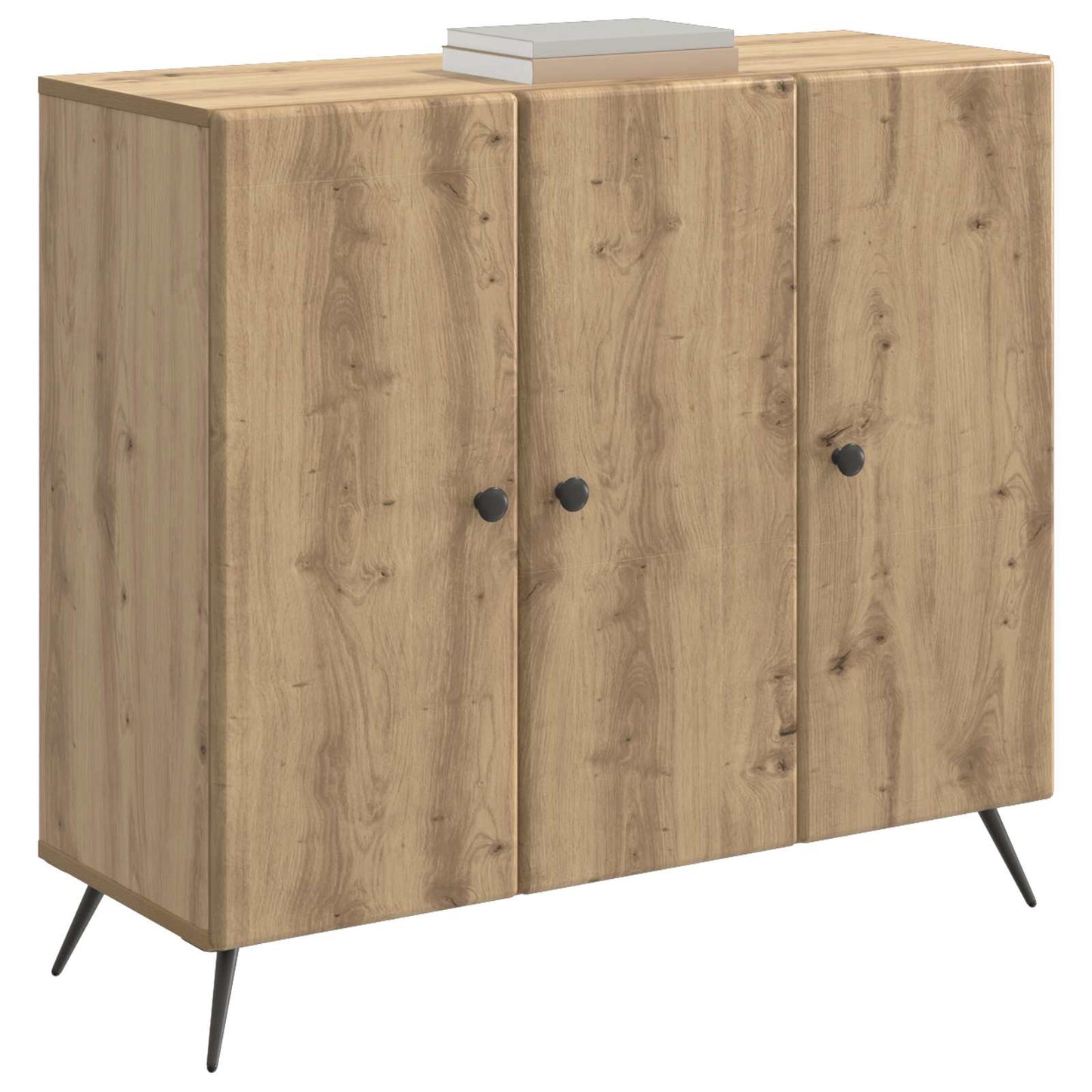 Sideboard Artisan-Eiche 89 x 34,5 x 80 cm Holzwerkstoff