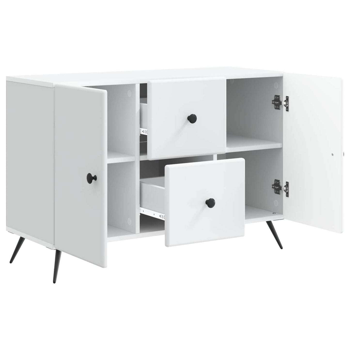 Sideboard Weiß 89 x 34,5 x 60 cm Holzwerkstoff
