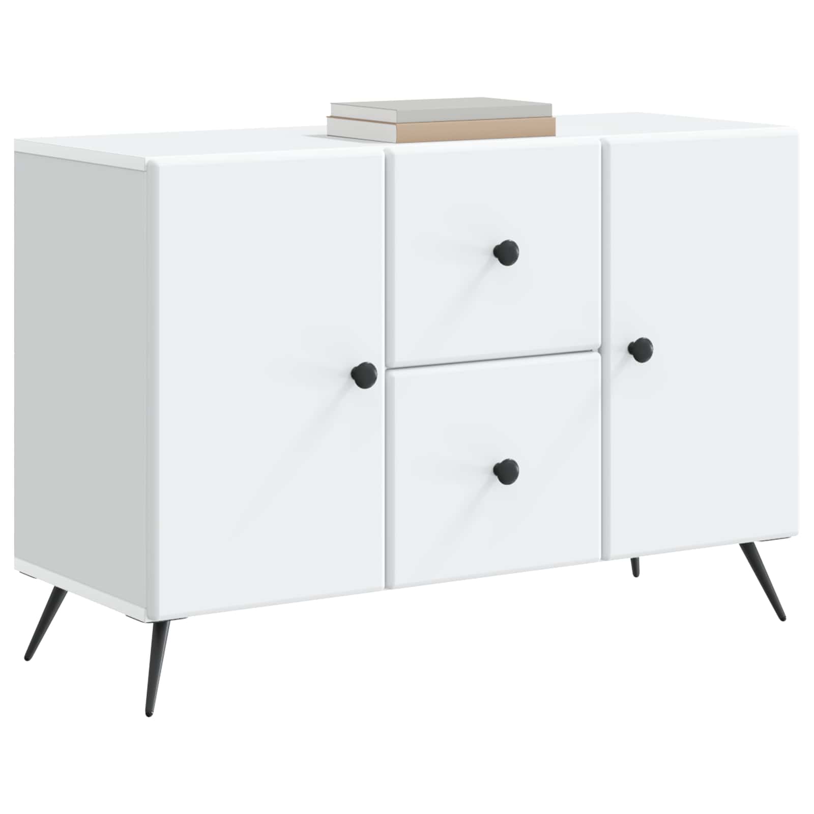 Sideboard Weiß 89 x 34,5 x 60 cm Holzwerkstoff