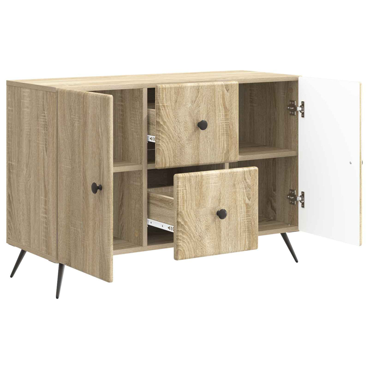 Sideboard Sonoma-Eiche 89 x 34,5 x 60 cm Holzwerkstoff
