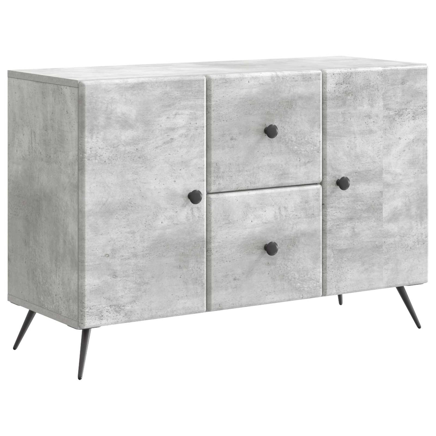 Sideboard Betongrau 89 x 34,5 x 60 cm Holzwerkstoff