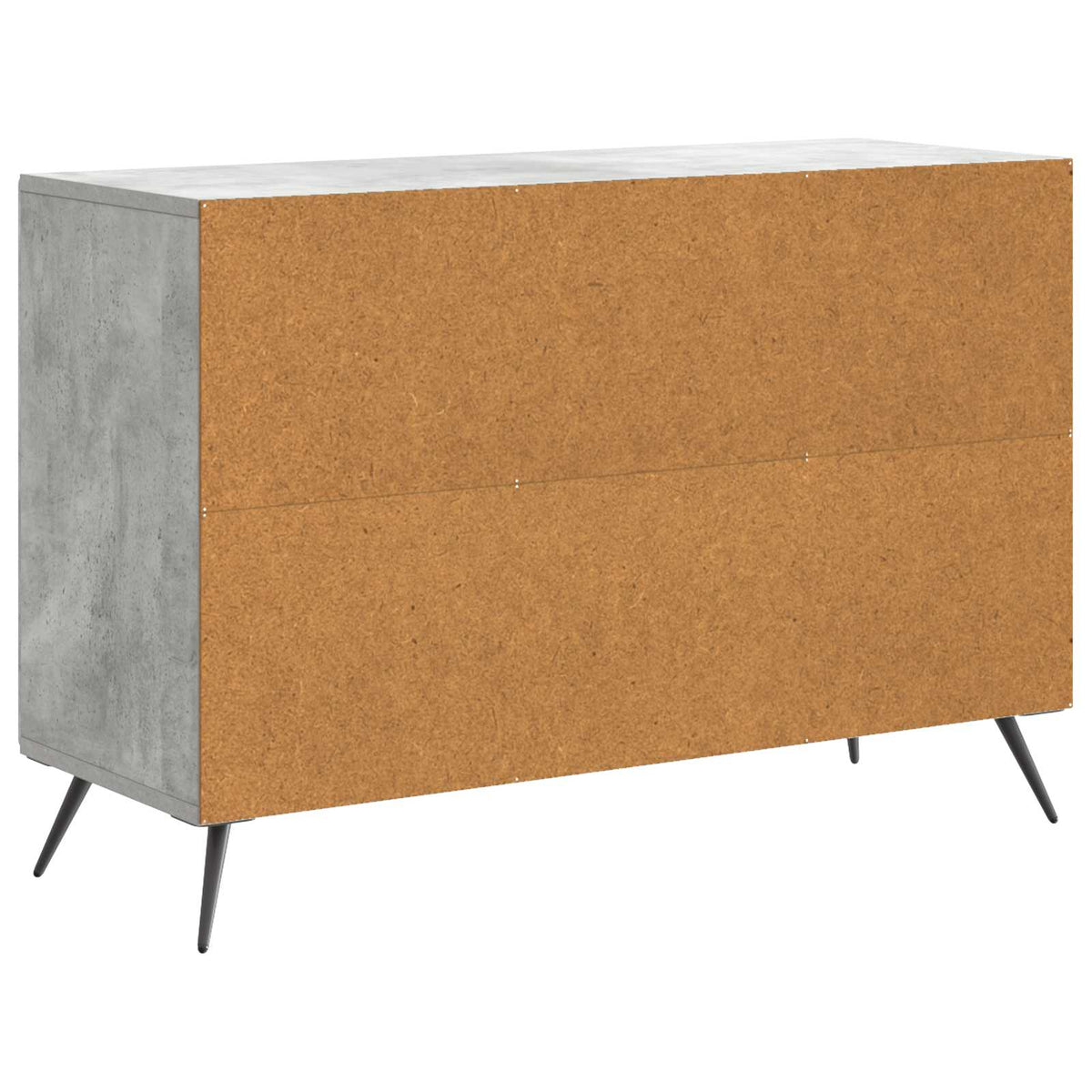 Sideboard Betongrau 89 x 34,5 x 60 cm Holzwerkstoff