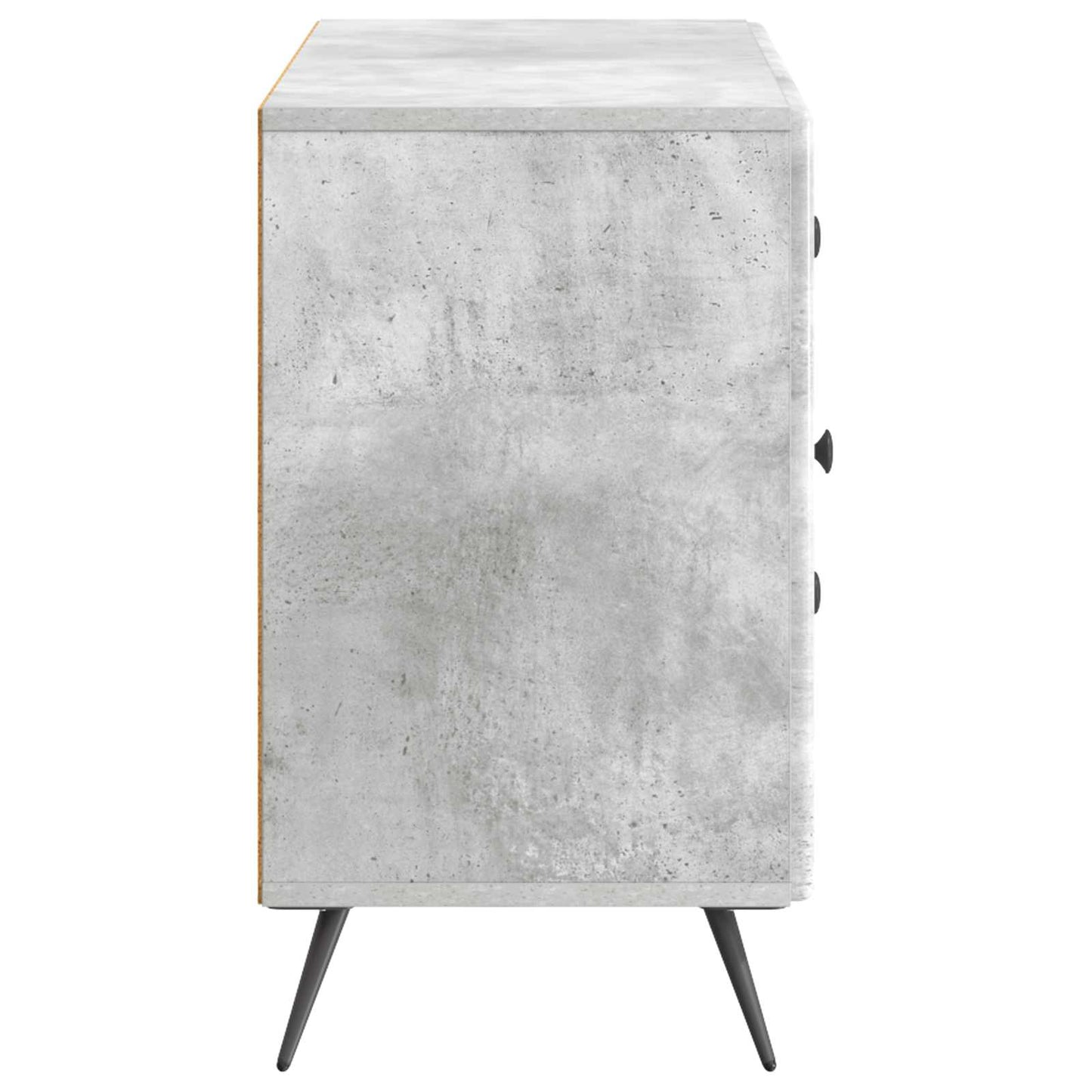 Sideboard Betongrau 89 x 34,5 x 60 cm Holzwerkstoff