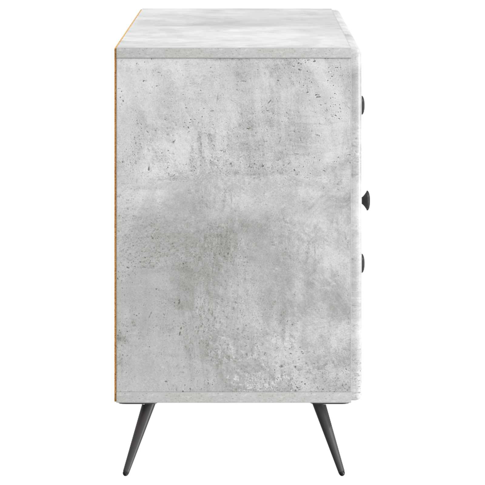 Sideboard Betongrau 89 x 34,5 x 60 cm Holzwerkstoff