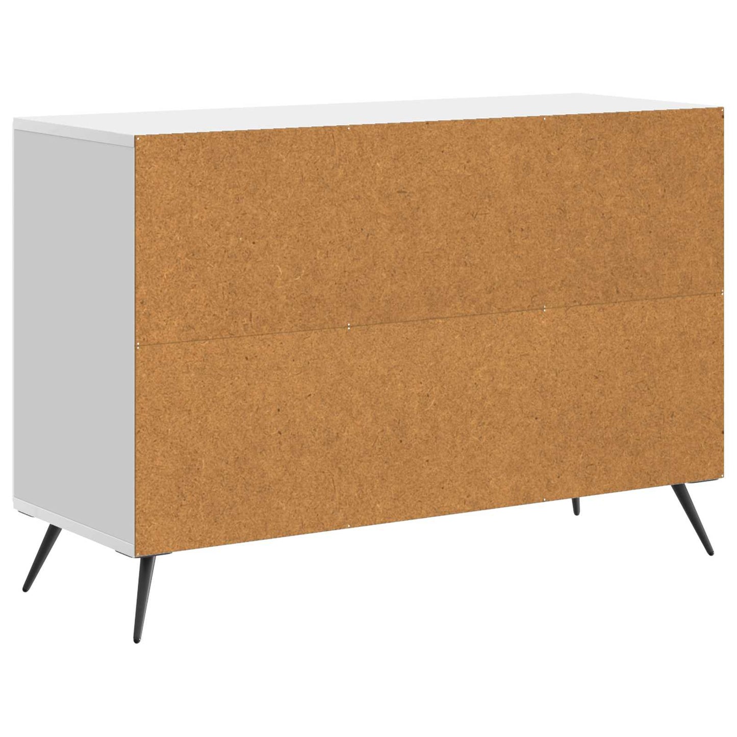 Sideboard Hochglanz Weiß 89 x 34,5 x 60 cm Holzwerkstoff