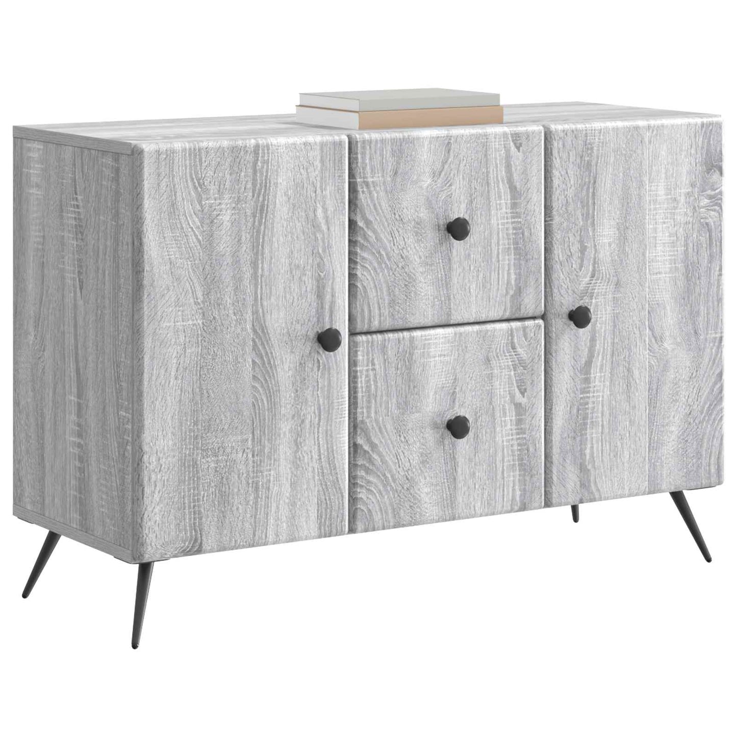 Sideboard Graues Sonoma 89 x 34,5 x 60 cm Holzwerkstoff
