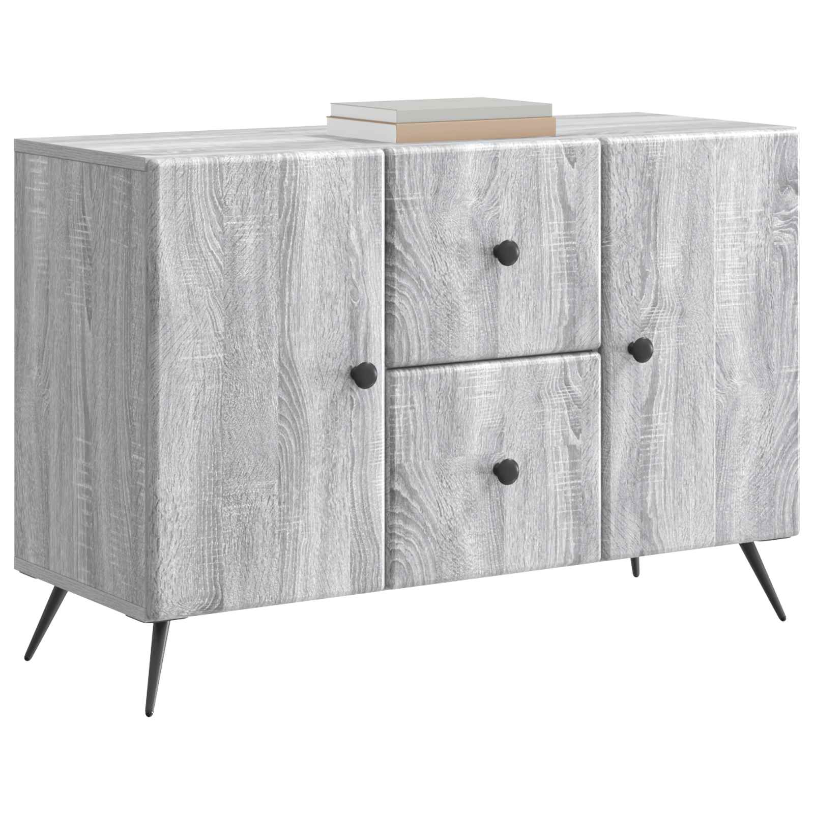 Sideboard Graues Sonoma 89 x 34,5 x 60 cm Holzwerkstoff
