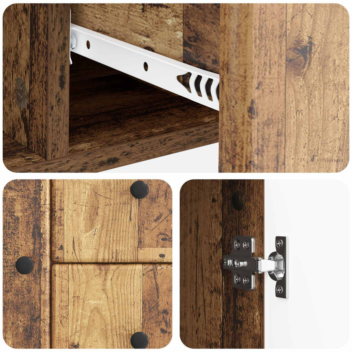Sideboard Altholz 89 x 34,5 x 60 cm Holzwerkstoff