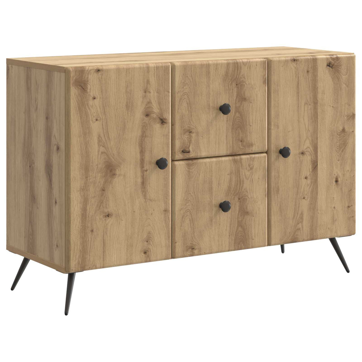 Sideboard Artisan-Eiche 89 x 34,5 x 60 cm Holzwerkstoff