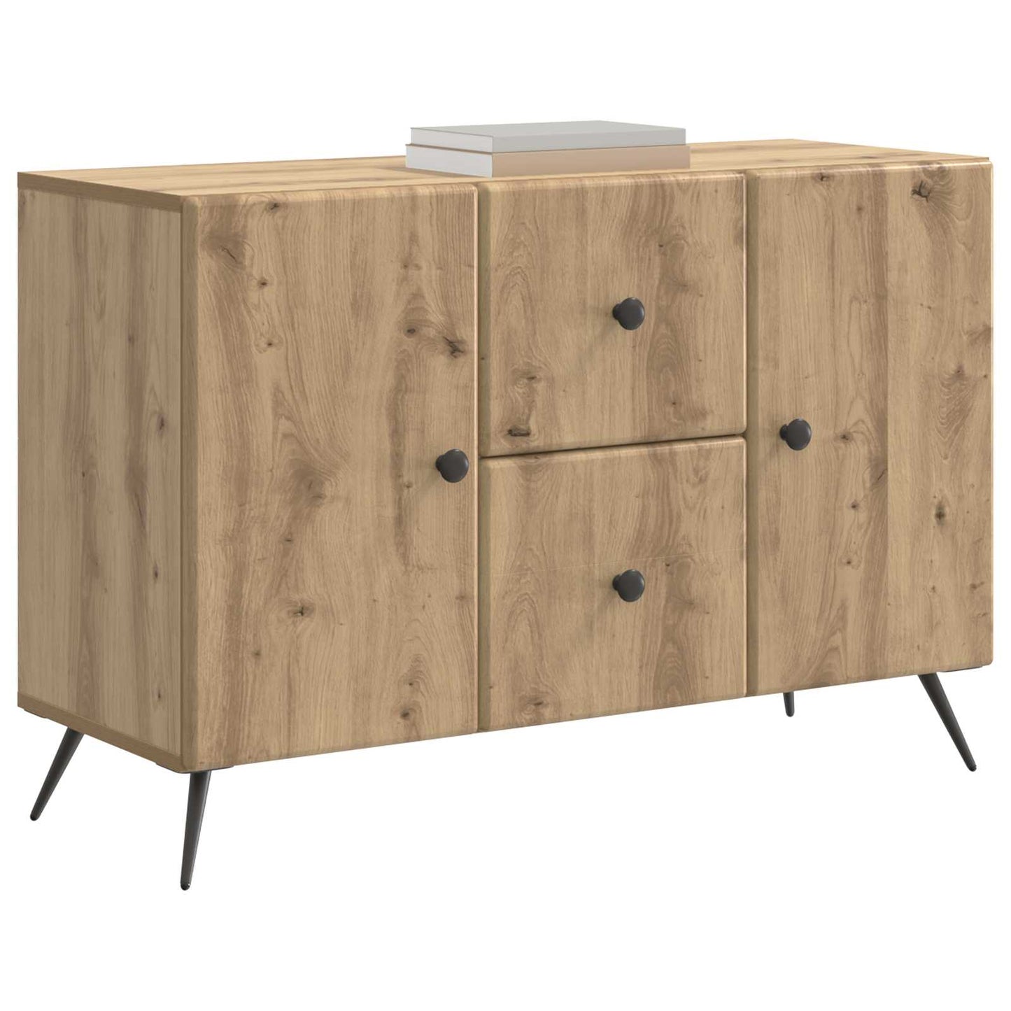 Sideboard Artisan-Eiche 89 x 34,5 x 60 cm Holzwerkstoff