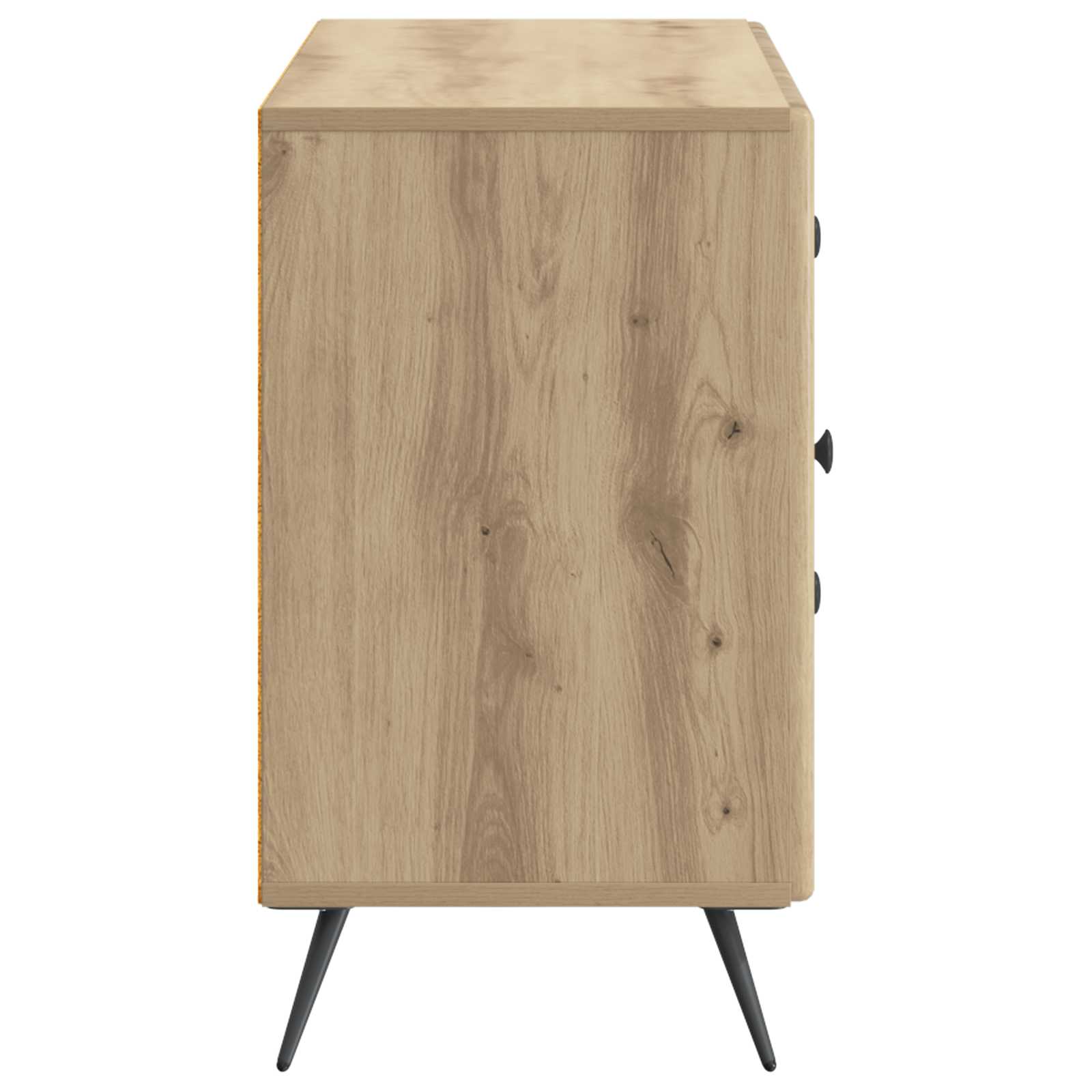Sideboard Artisan-Eiche 89 x 34,5 x 60 cm Holzwerkstoff