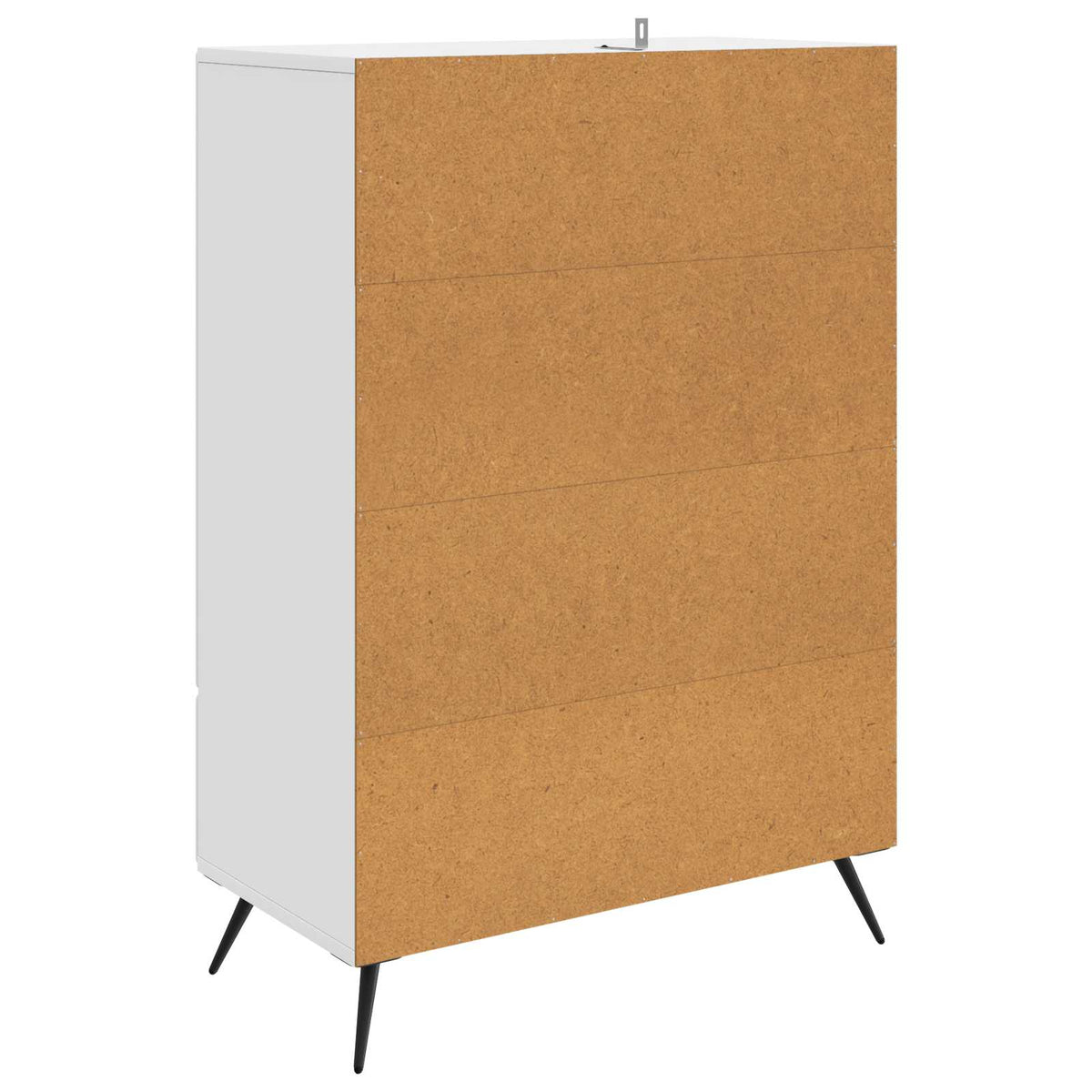 Sideboard Weiß 66 x 34,5 x 95 cm Holzwerkstoff