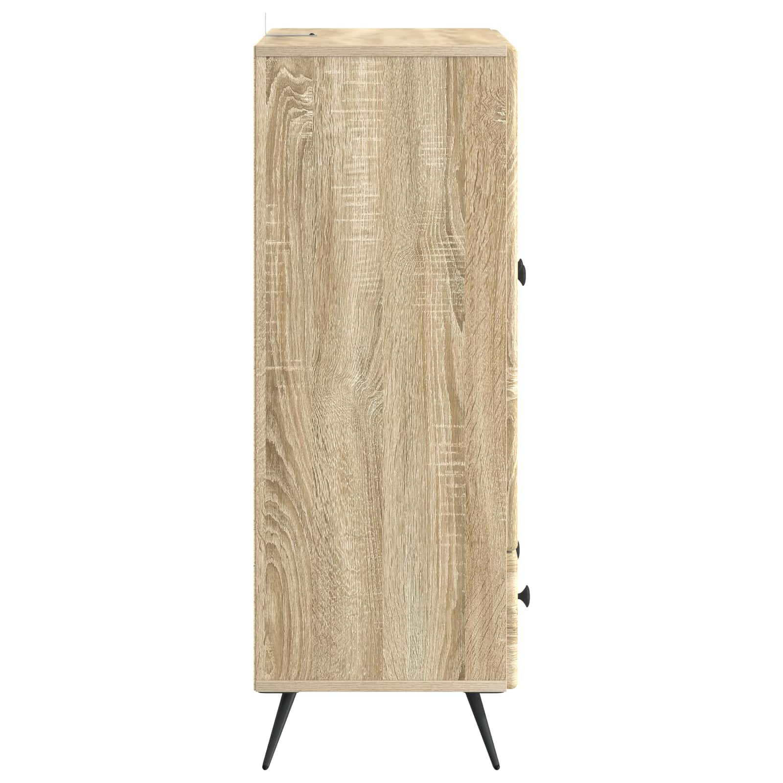 Sideboard Sonoma-Eiche 66 x 34,5 x 95 cm Holzwerkstoff