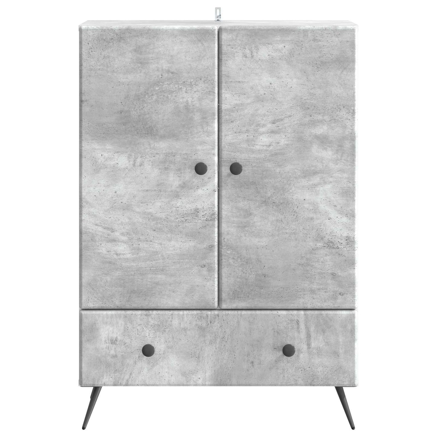 Sideboard Betongrau 66 x 34,5 x 95 cm Holzwerkstoff