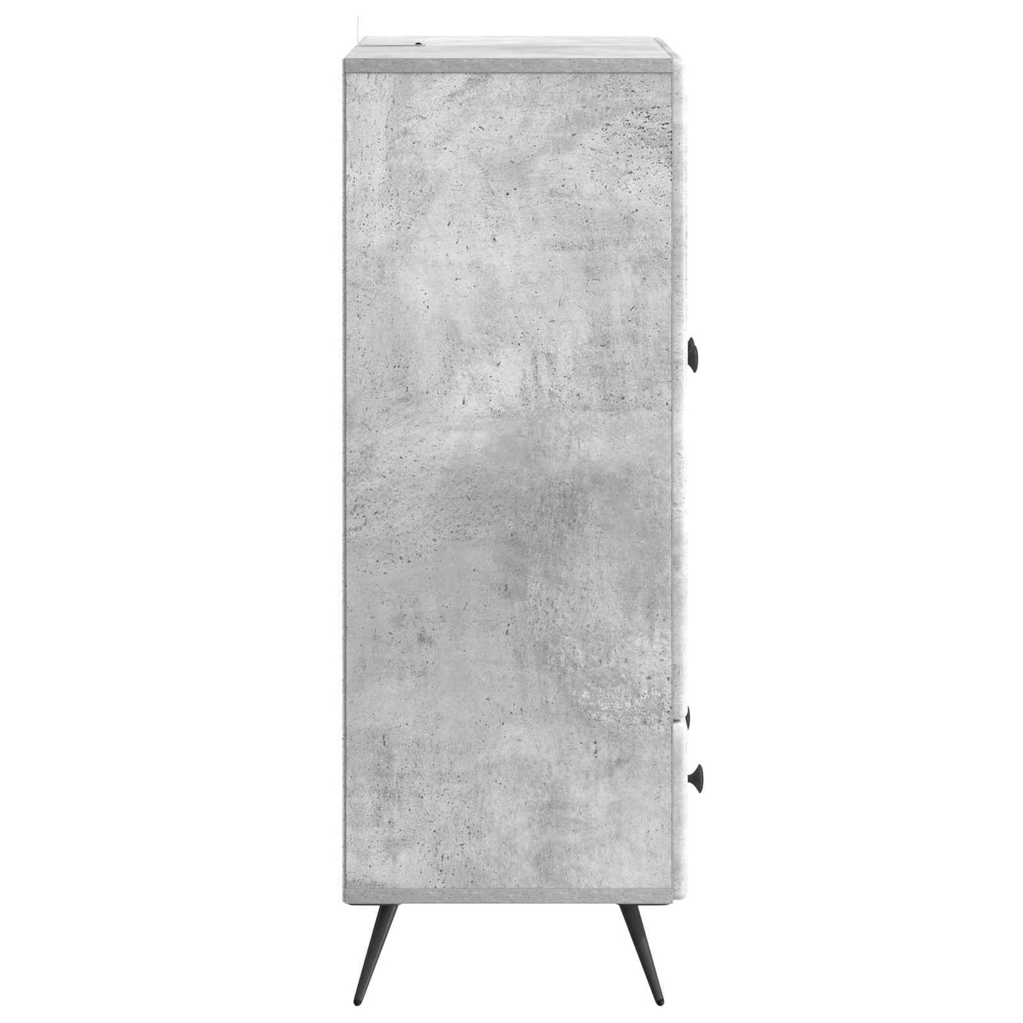 Sideboard Betongrau 66 x 34,5 x 95 cm Holzwerkstoff
