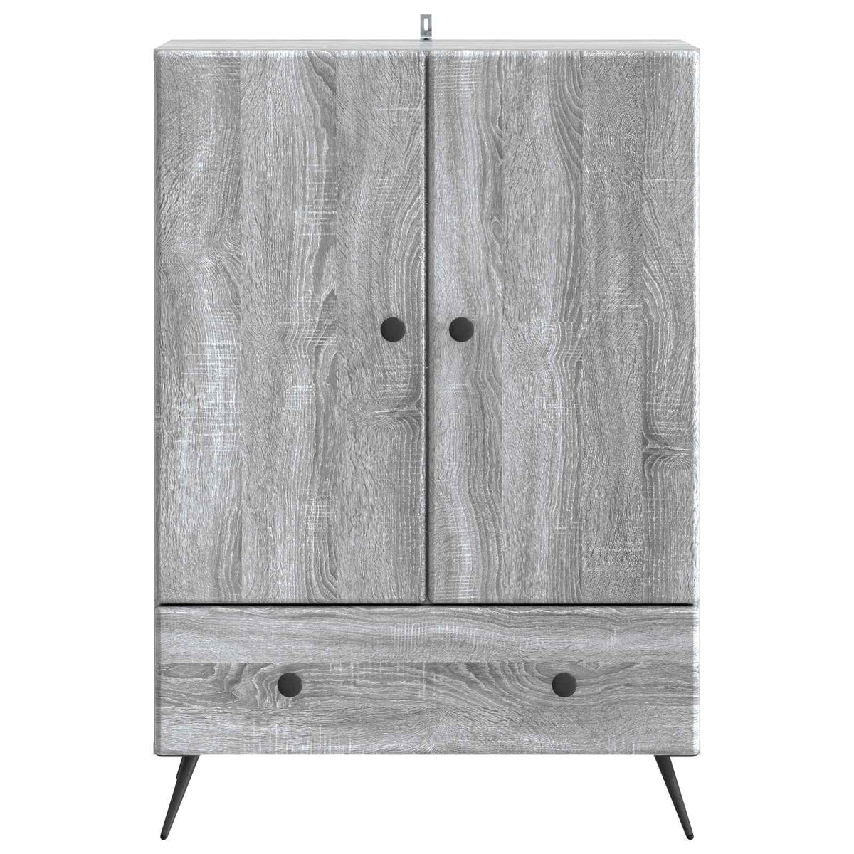 Sideboard Sonoma-Grau 66 x 34,5 x 95 cm Holzwerkstoff
