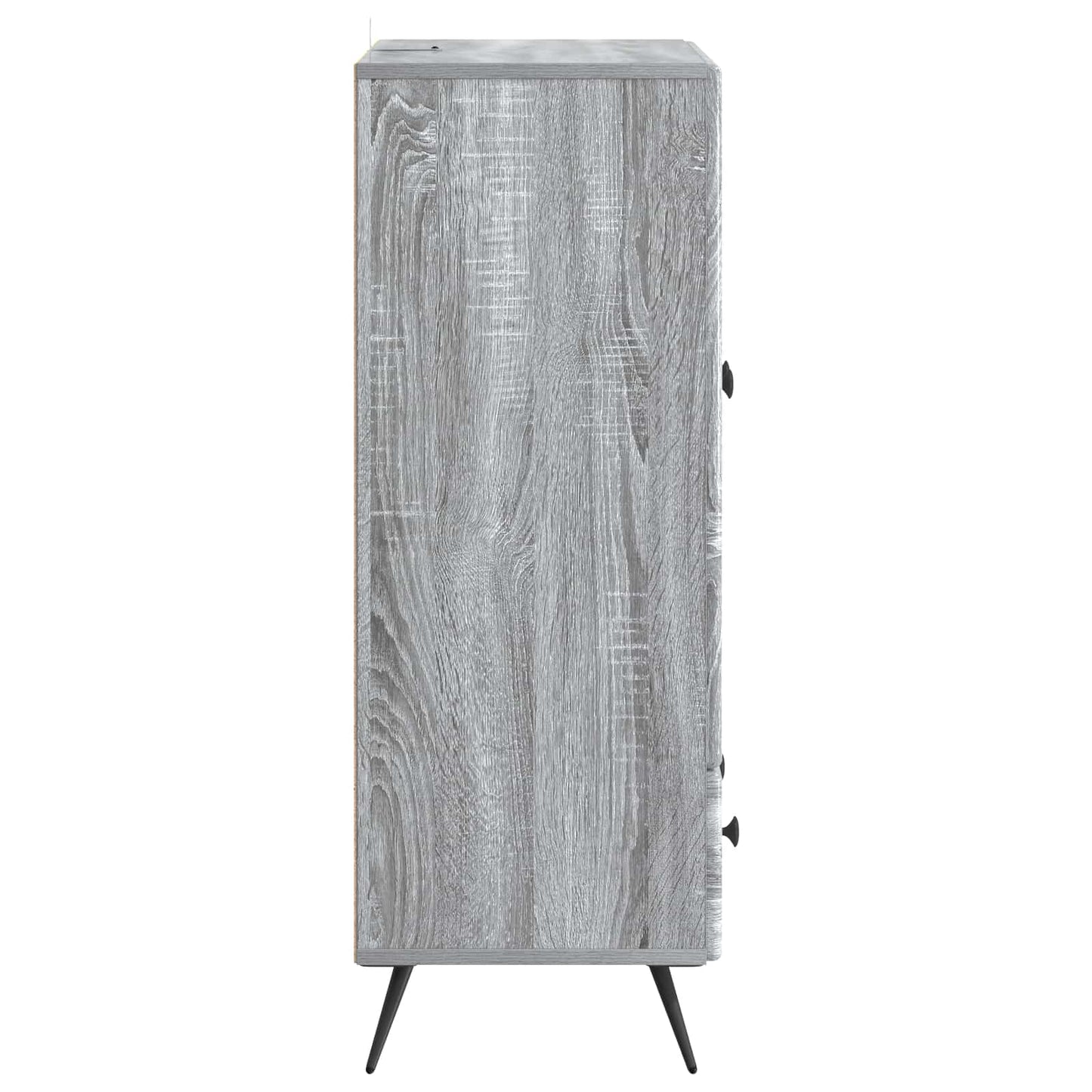 Sideboard Sonoma-Grau 66 x 34,5 x 95 cm Holzwerkstoff