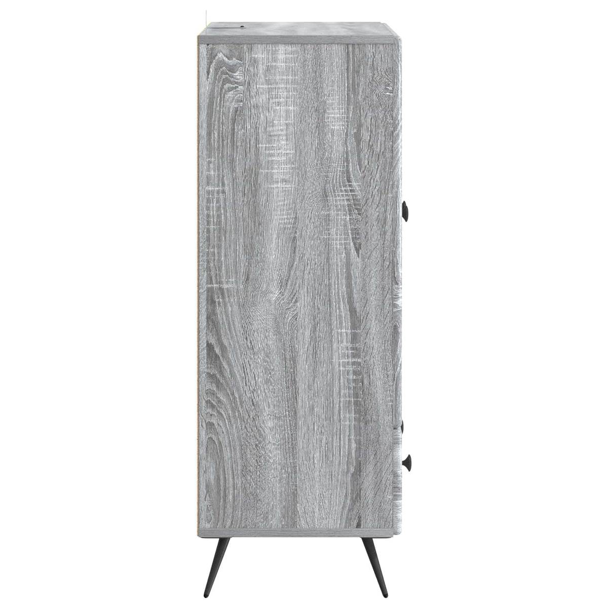 Sideboard Sonoma-Grau 66 x 34,5 x 95 cm Holzwerkstoff