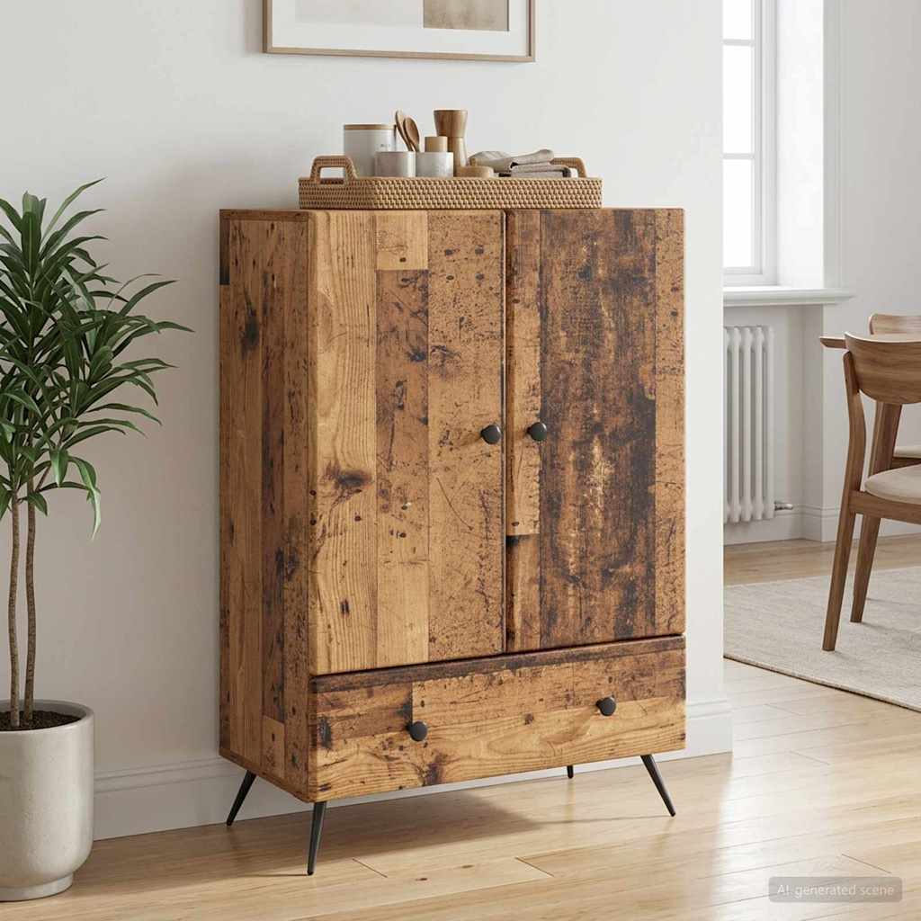 Sideboard Altholz 66 x 34,5 x 95 cm Holzwerkstoff