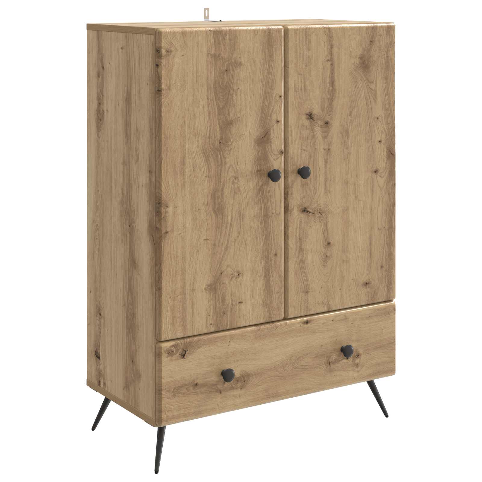 Sideboard Artisan-Eiche 66 x 34,5 x 95 cm Holzwerkstoff