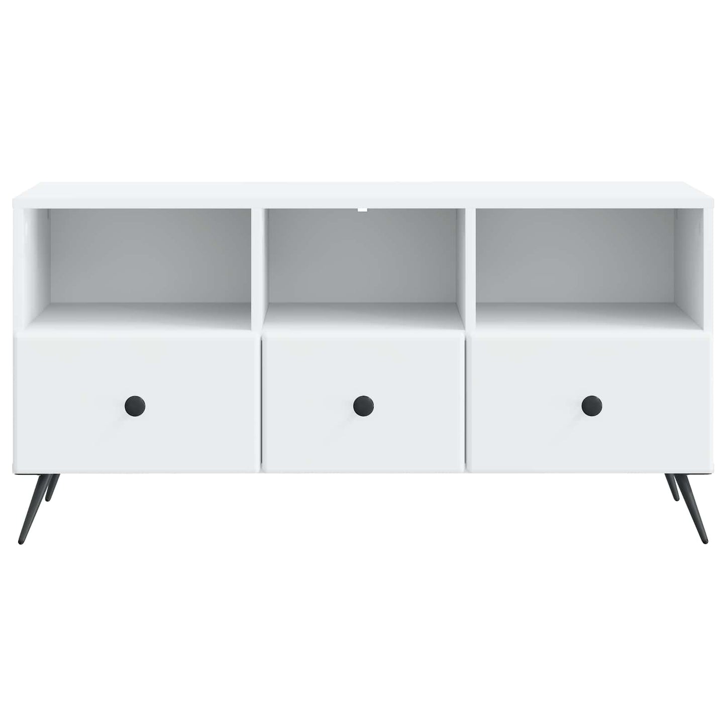TV-Schränk mit Schubladen Weiß 102 x 34,5 x 50 cm Holzwerkstoff