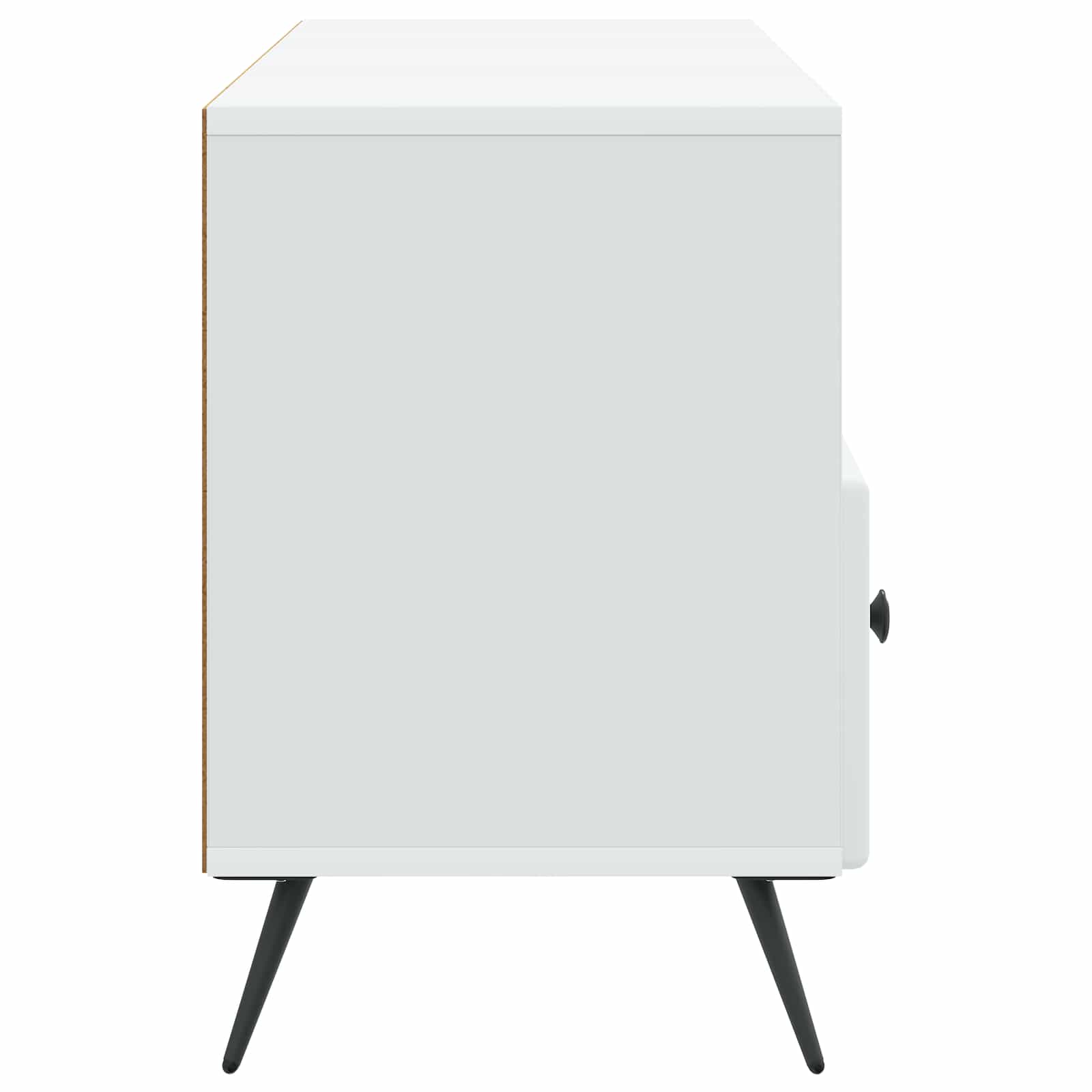 TV-Schränk mit Schubladen Weiß 102 x 34,5 x 50 cm Holzwerkstoff