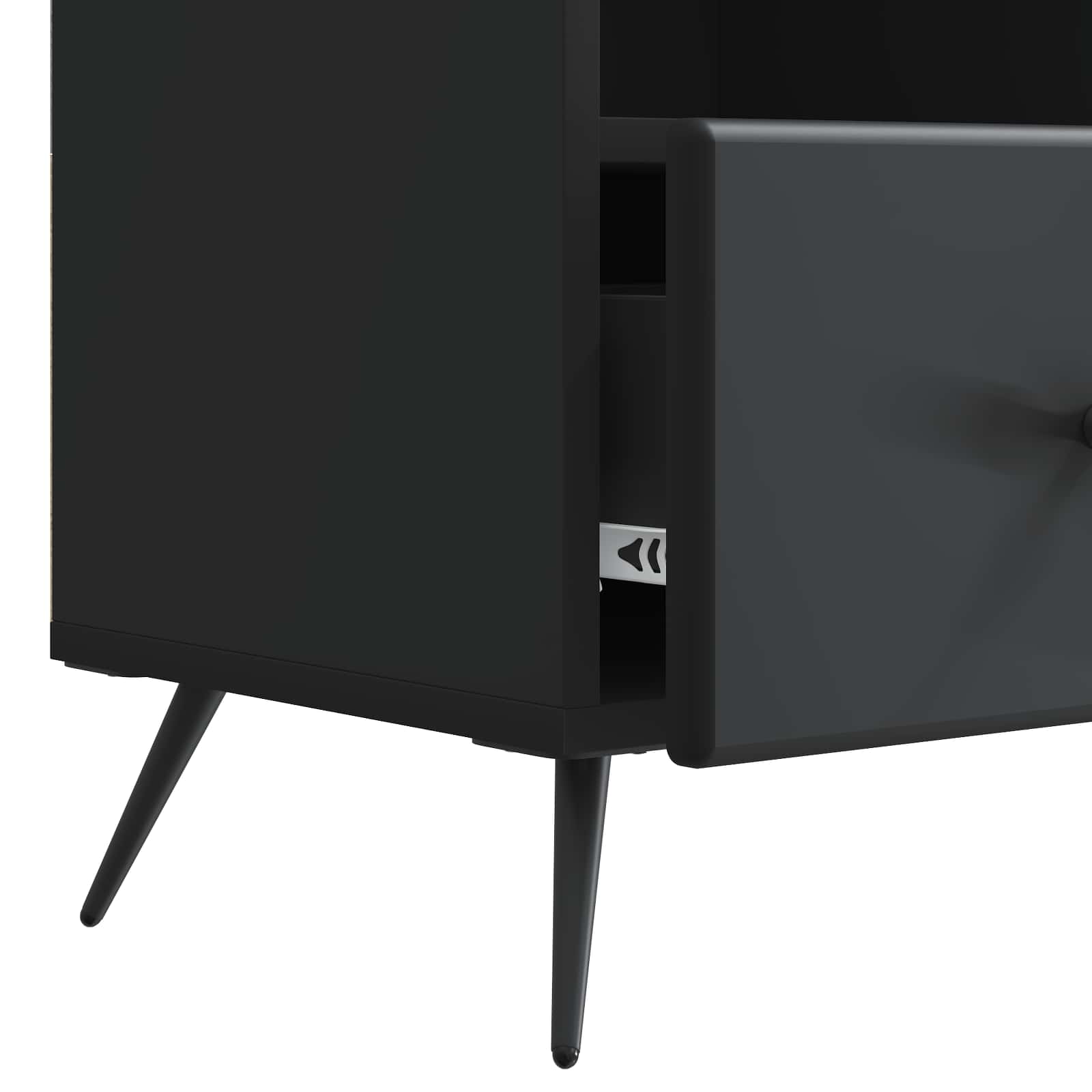 TV-Schränk Schwarz 102 x 34,5 x 50 cm Holzwerkstoff