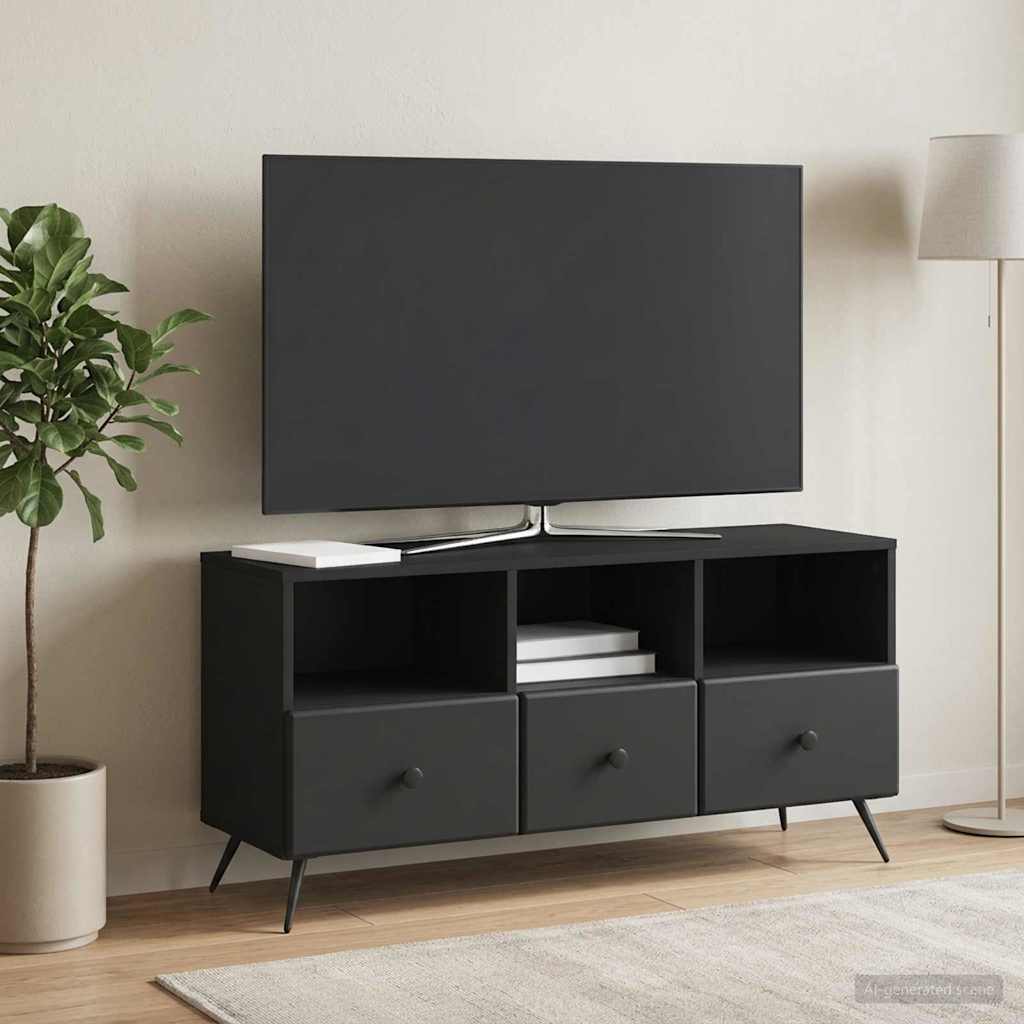 TV-Schränk Schwarz 102 x 34,5 x 50 cm Holzwerkstoff