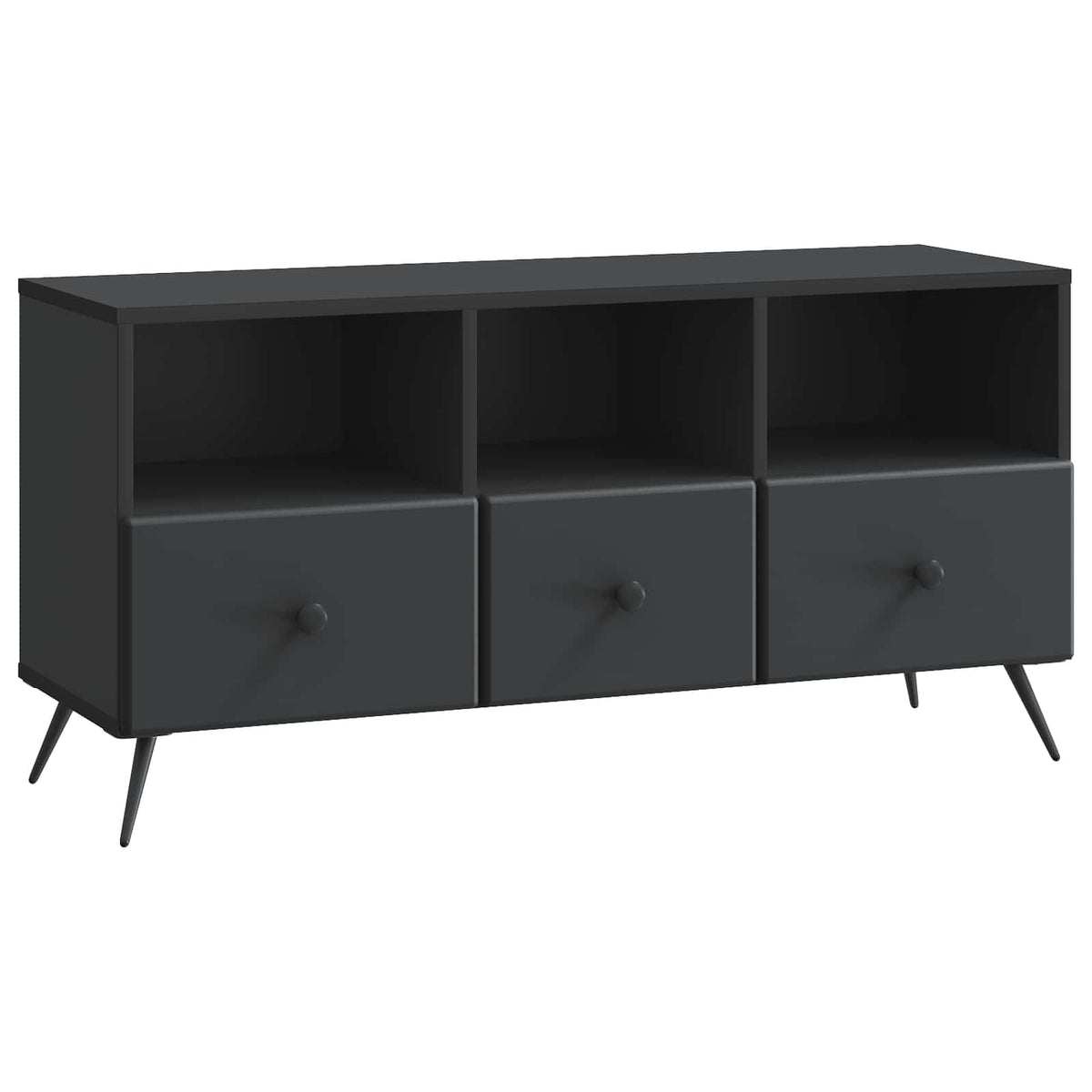 TV-Schränk Schwarz 102 x 34,5 x 50 cm Holzwerkstoff