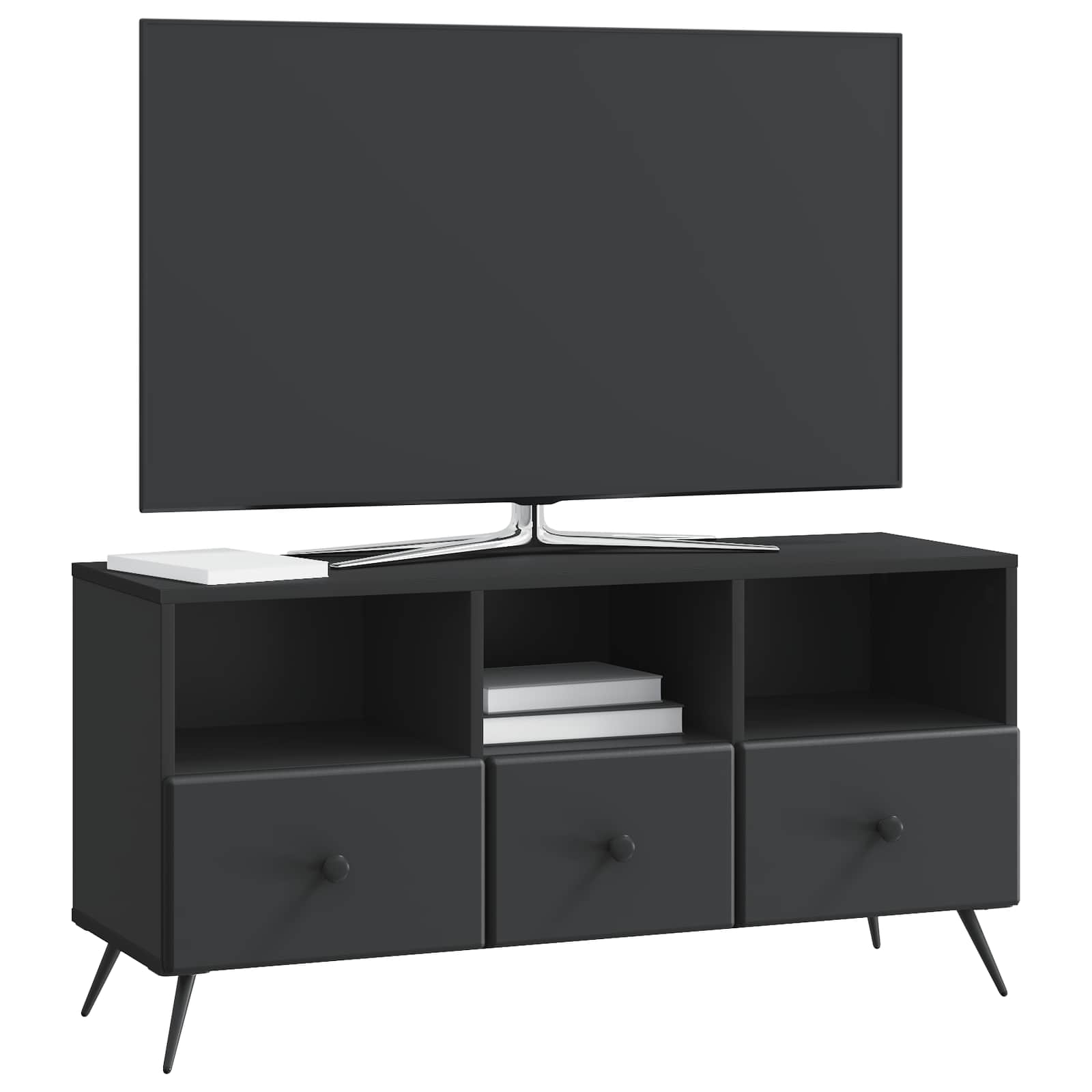 TV-Schränk Schwarz 102 x 34,5 x 50 cm Holzwerkstoff