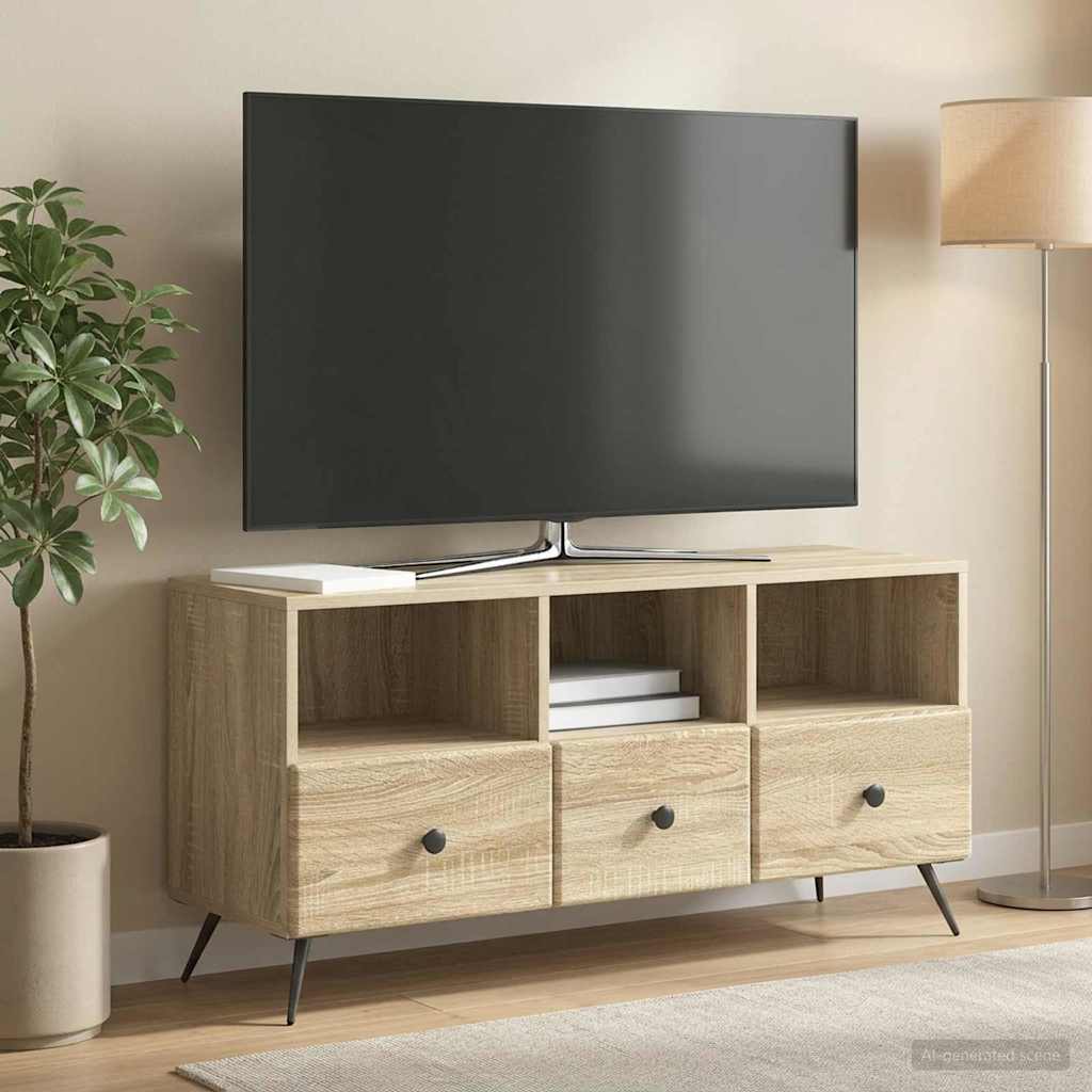 TV-Schränk Sonoma-Eiche 102 x 34,5 x 50 cm Holzwerkstoff