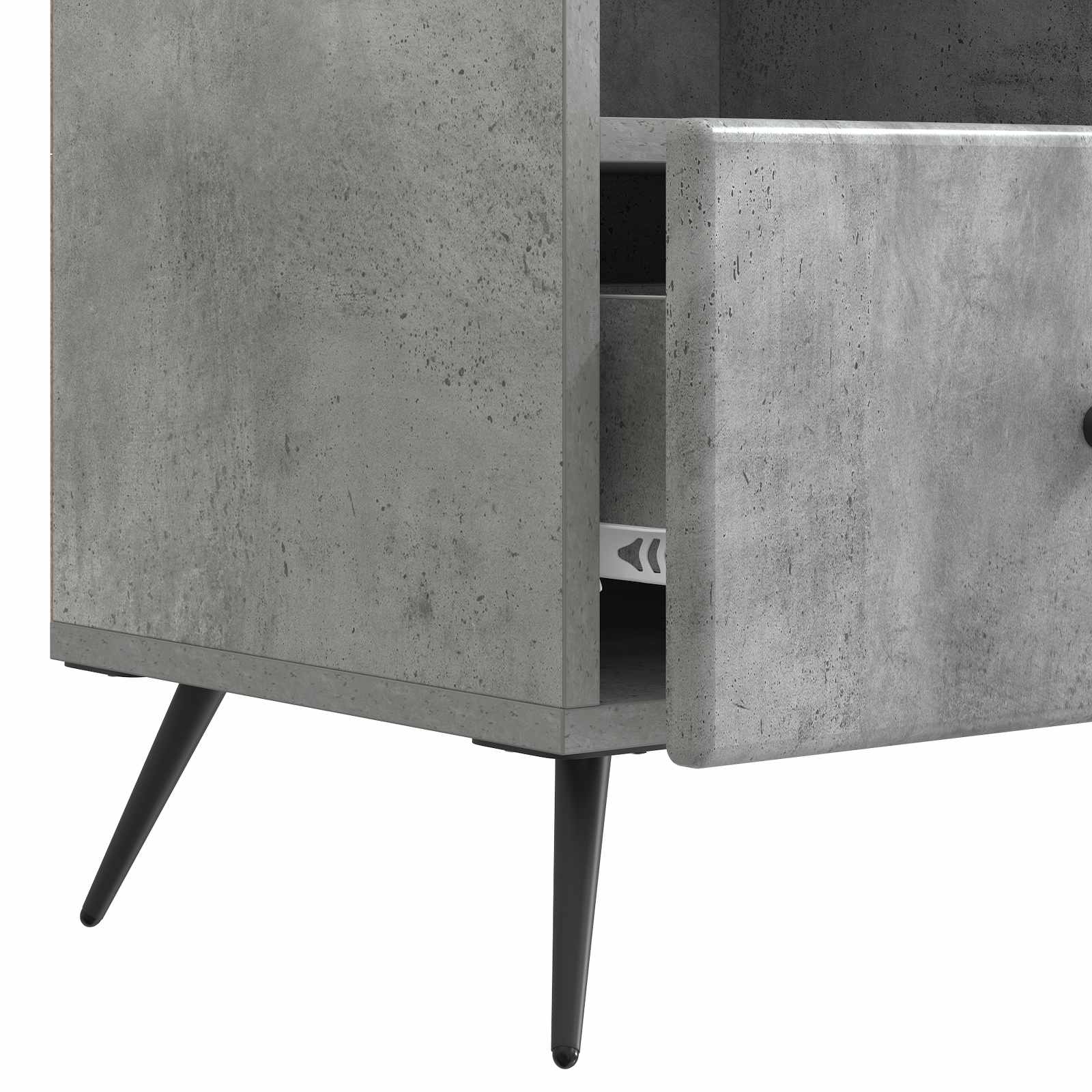 TV-Schränk Betongrau 102 x 34,5 x 50 cm Holzwerkstoff