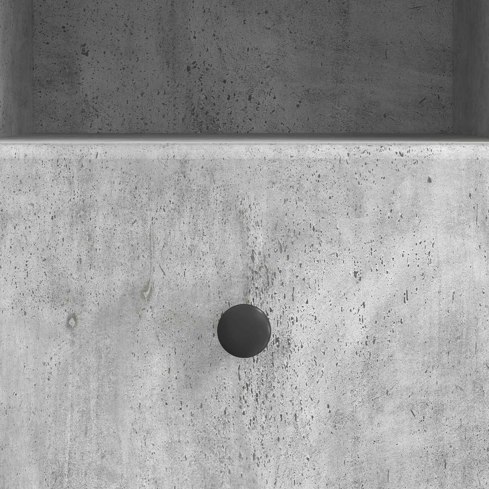 TV-Schränk Betongrau 102 x 34,5 x 50 cm Holzwerkstoff