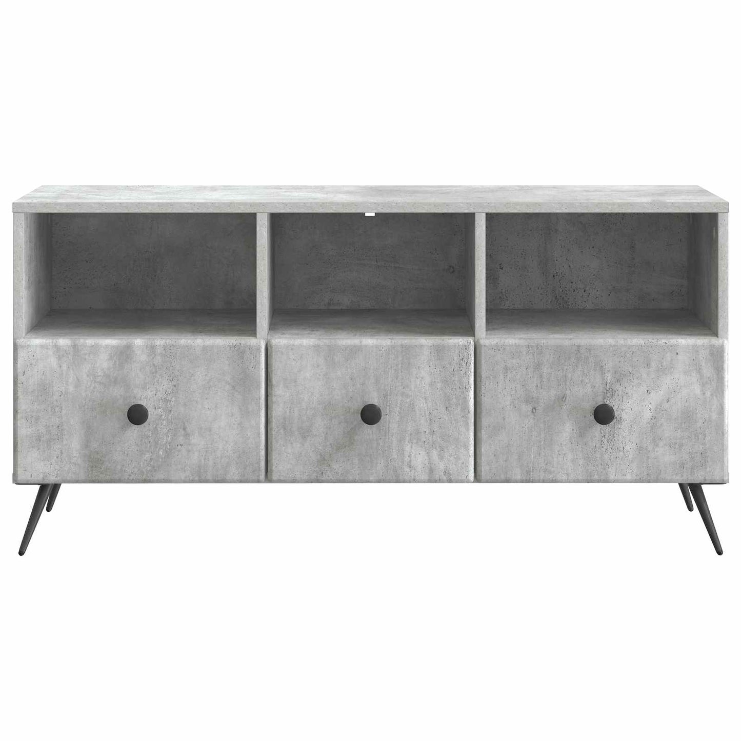 TV-Schränk Betongrau 102 x 34,5 x 50 cm Holzwerkstoff