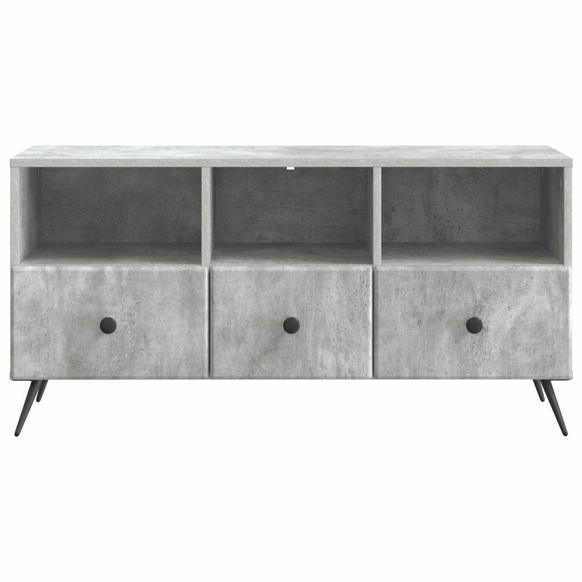 TV-Schränk Betongrau 102 x 34,5 x 50 cm Holzwerkstoff