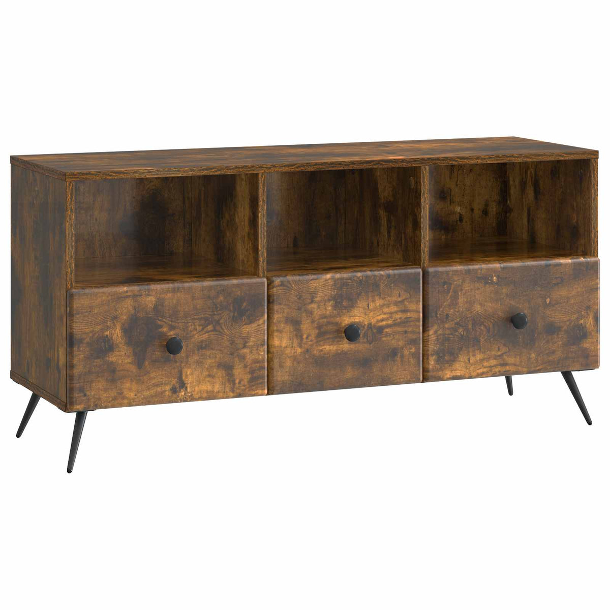 TV-Schränk Geräucherte Eiche 102 x 34,5 x 50 cm Holzwerkstoff