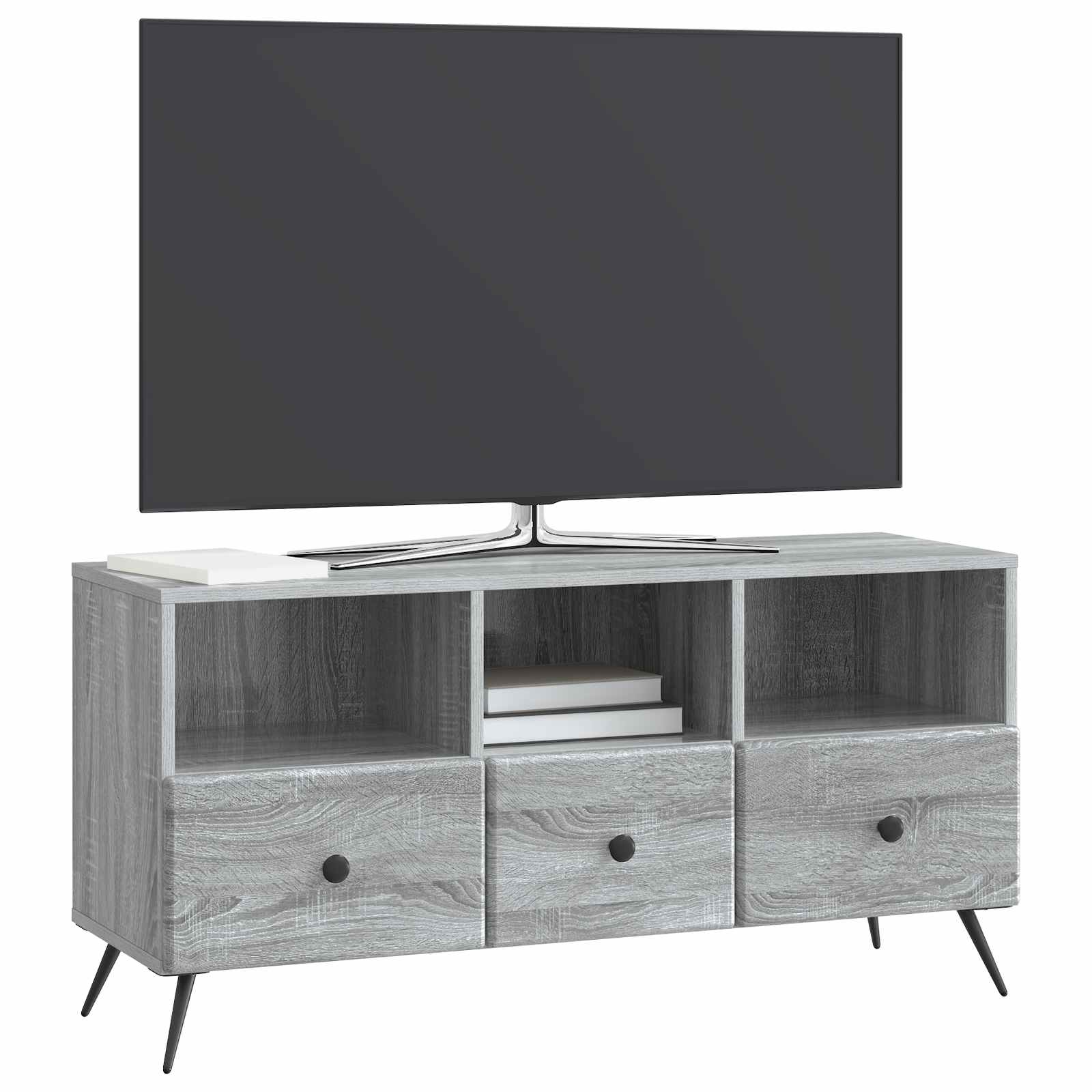 TV-Schränk Graues Sonoma 102 x 34,5 x 50 cm Holzwerkstoff