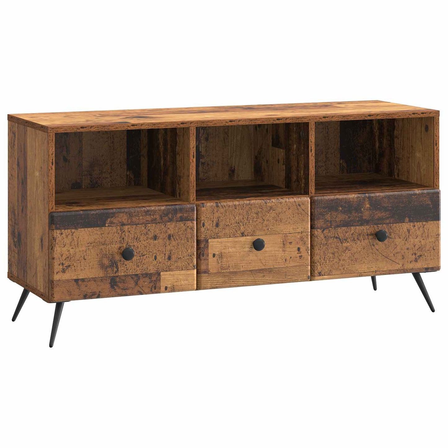 TV-Schränk Altholz 102 x 34,5 x 50 cm Holzwerkstoff