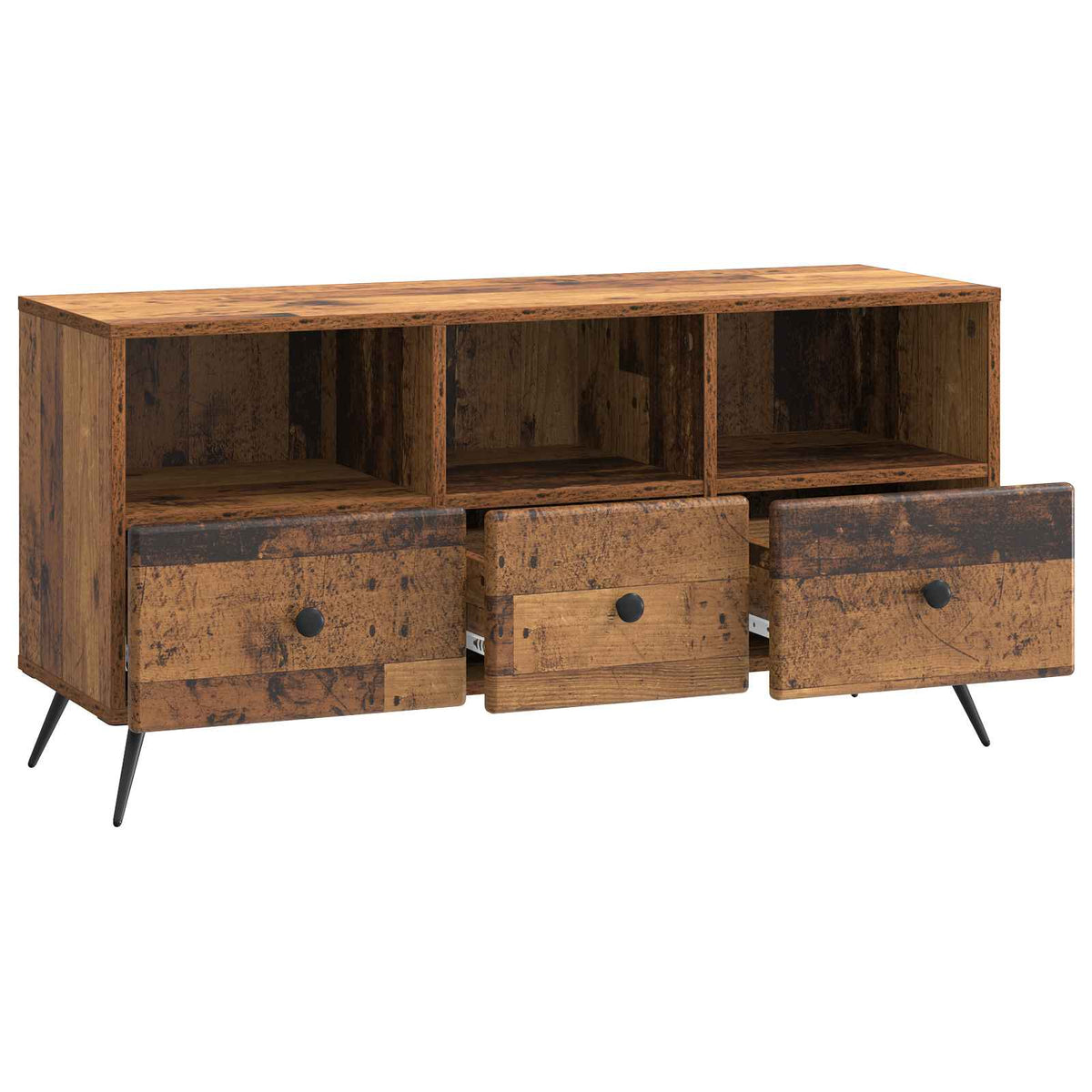 TV-Schränk Altholz 102 x 34,5 x 50 cm Holzwerkstoff