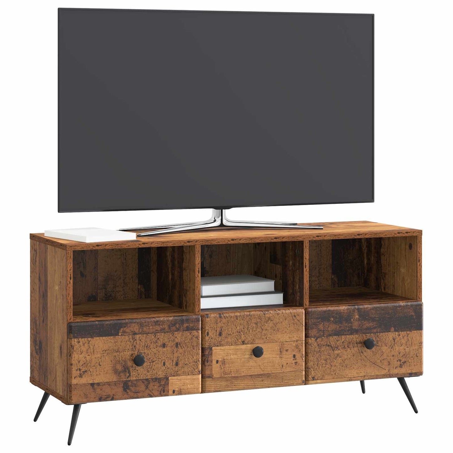 TV-Schränk Altholz 102 x 34,5 x 50 cm Holzwerkstoff