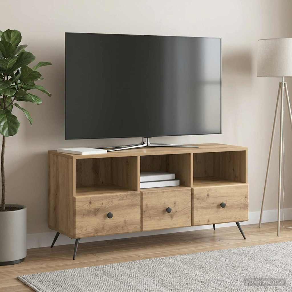 TV-Schränk 102 x 34,5 x 50 cm Artisan-Eiche Holzwerkstoff
