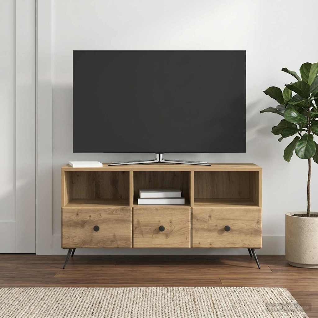 TV-Schränk 102 x 34,5 x 50 cm Artisan-Eiche Holzwerkstoff