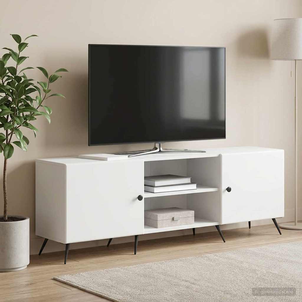 TV-Schränk 150 x 31 x 50 cm Weiß Holzwerkstoff