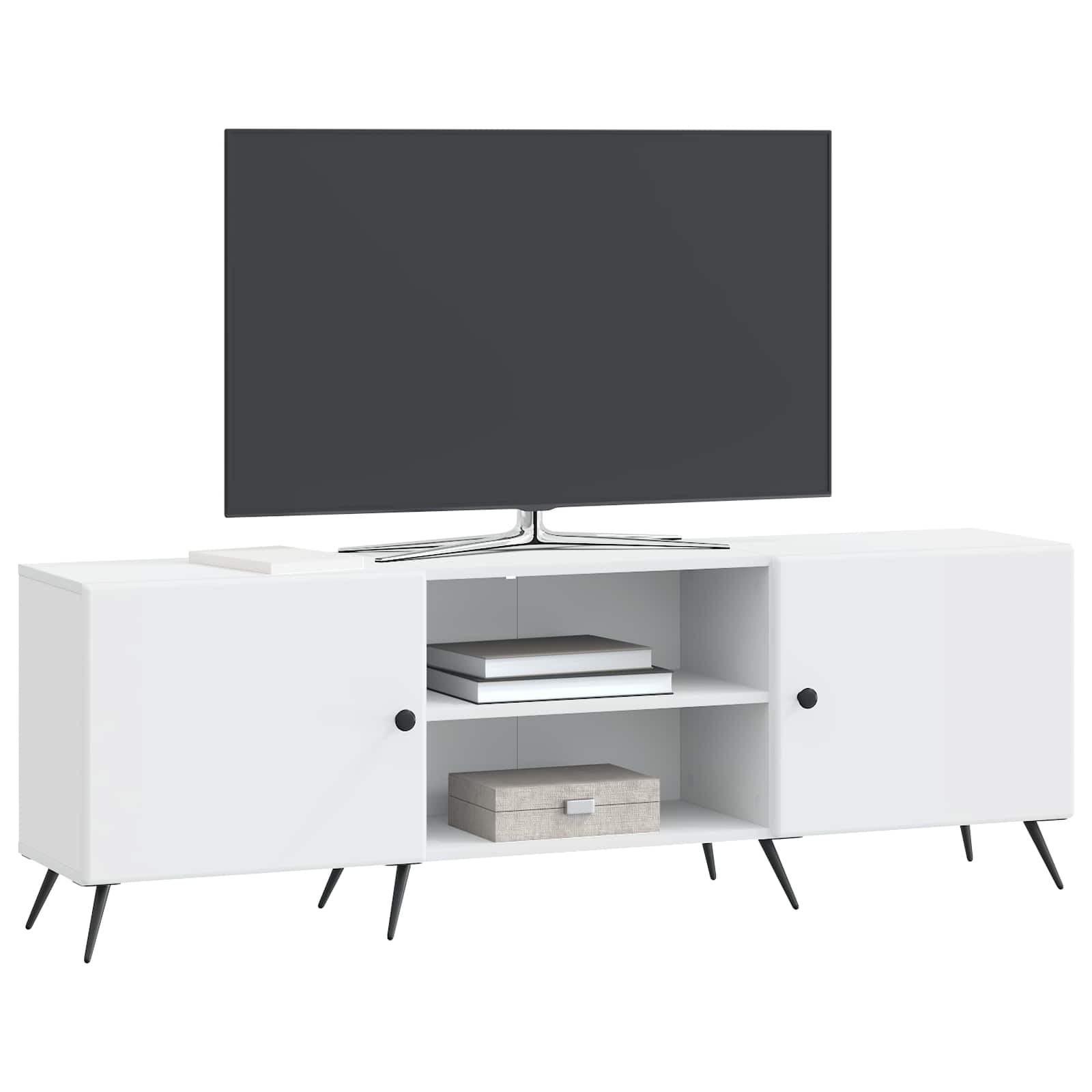 TV-Schränk 150 x 31 x 50 cm Weiß Holzwerkstoff
