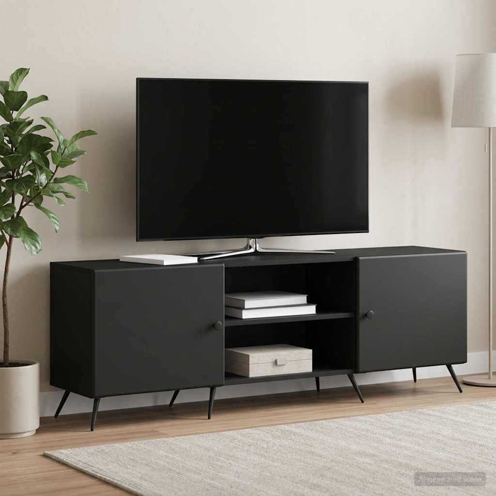 TV-Schränk 150 x 31 x 50 cm Schwarz Holzwerkstoff